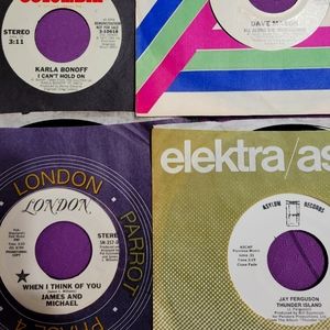 Lot Of 6 random 45s ; see pics, these are in excellent condition!!